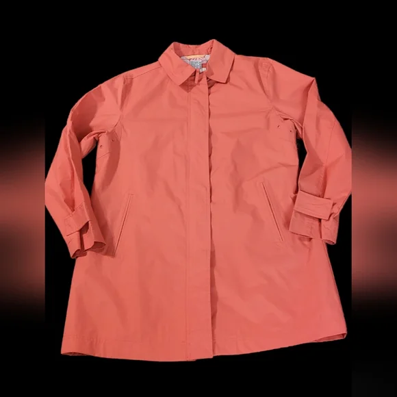 White Stag women's orange waterproof rain jacket size Large - Picture 2 of 11